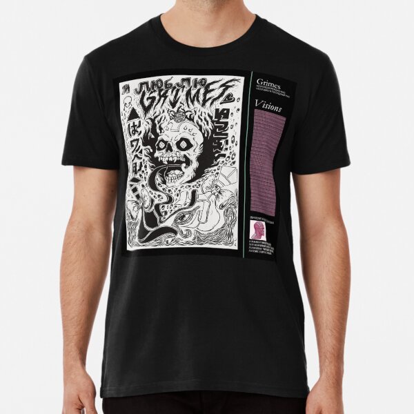"grimes - visions cover art" T-shirt by electricgal ...