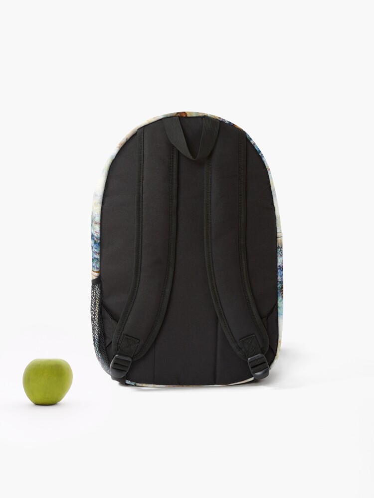 Thumbnail 2 of 3, Backpack, Obessed with Conquering the Impossible designed and sold by gayeelise.
