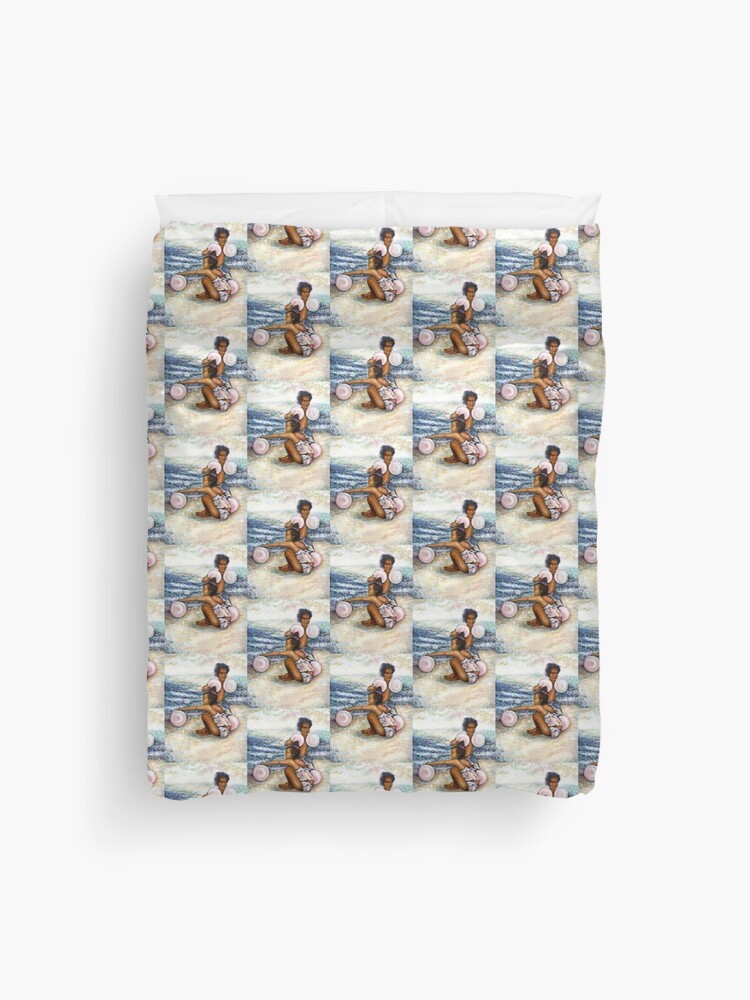 Thumbnail 1 of 2, Duvet Cover, Obessed with Conquering the Impossible designed and sold by gayeelise.
