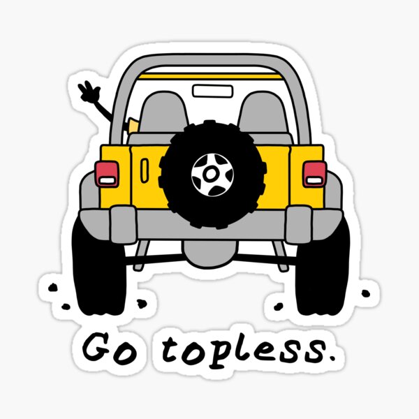 Item preview, Go Topless Wrangler Yellow designed and sold by Bowser-craft.