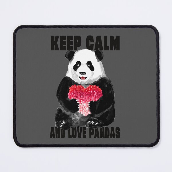 Item preview, Keep Calm and Love for Pandas - Adorable Panda Design designed and sold by Pandositive.