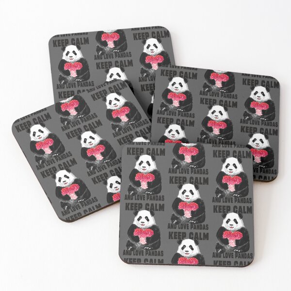 Item preview, Keep Calm and Love for Pandas - Adorable Panda Design designed and sold by Pandositive.