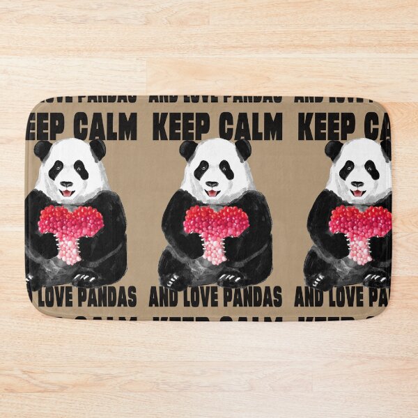 Item preview, Keep Calm and Love for Pandas - Adorable Panda Design designed and sold by Pandositive.