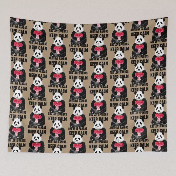 Item preview, Keep Calm and Love for Pandas - Adorable Panda Design designed and sold by Pandositive.