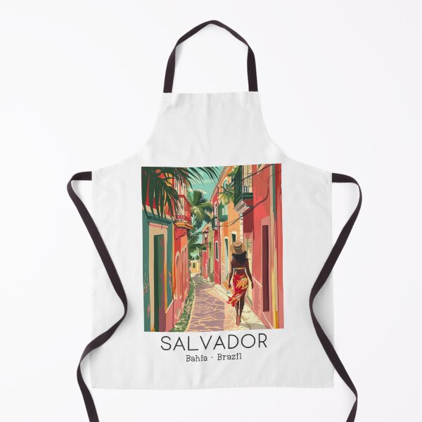 Item preview, A Vintage Travel Illustration of Salvador - Bahia - Brazil   designed and sold by GoodOldVintage.