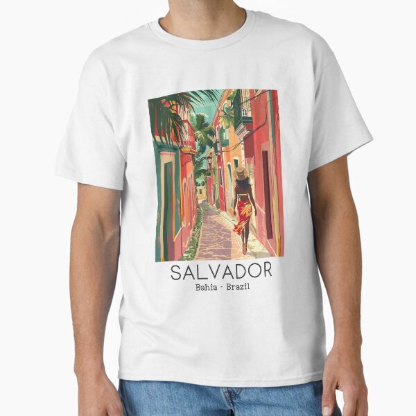 Item preview, A Vintage Travel Illustration of Salvador - Bahia - Brazil   designed and sold by GoodOldVintage.