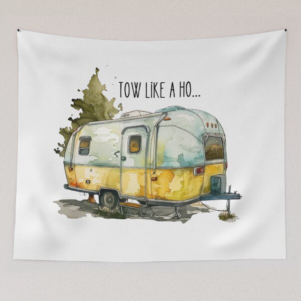 Item preview, Tow Like A Ho - Vintage Trailer designed and sold by bimbleDIY.