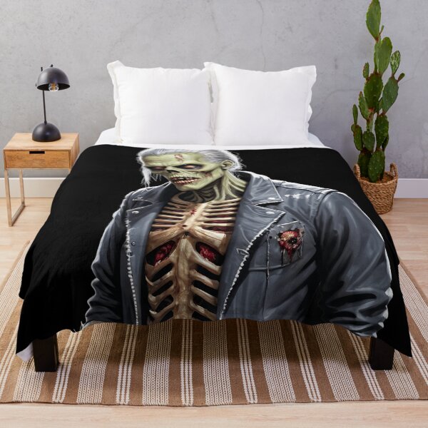 Item preview, Zombie in tattered dark leather jacket designed and sold by artwaves.