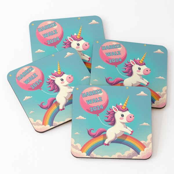 Item preview, Harris Walz Rainbow Unicorn designed and sold by Cmurphy71.