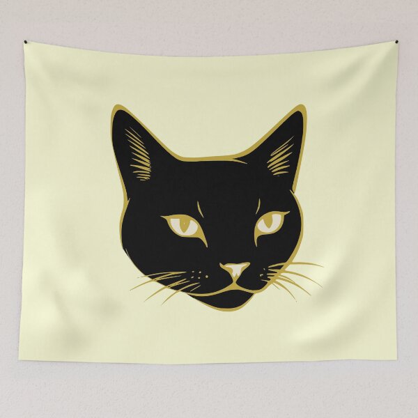 Item preview, Black Cat Face designed and sold by Jeallan Designs.