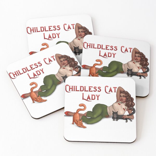 Item preview, Childless cat lady M designed and sold by RenegadeBetties.