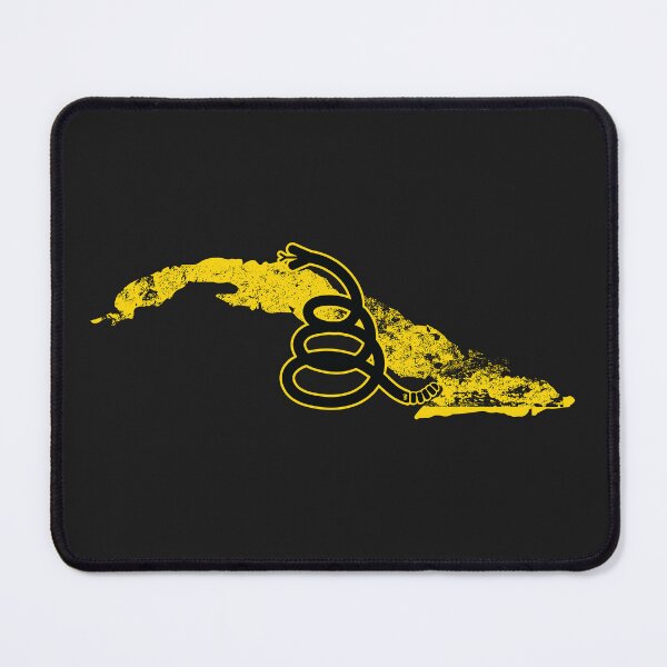 Item preview, Distressed CUBA LIBRE - Freedom Is The Superpower - Modern Gadsden Snake Flag - Dont Tread On Me design designed and sold by pelagio.