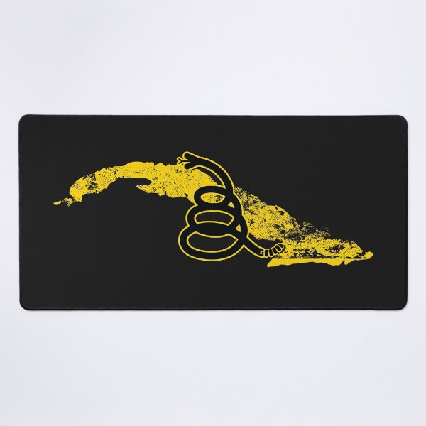 Item preview, Distressed CUBA LIBRE - Freedom Is The Superpower - Modern Gadsden Snake Flag - Dont Tread On Me design designed and sold by pelagio.