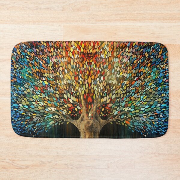 Item preview, Colorful geometric tree of life print designed and sold by dcrc.
