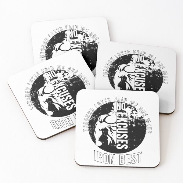 Item preview, No Excuses- Gym Motivation designed and sold by gleici.