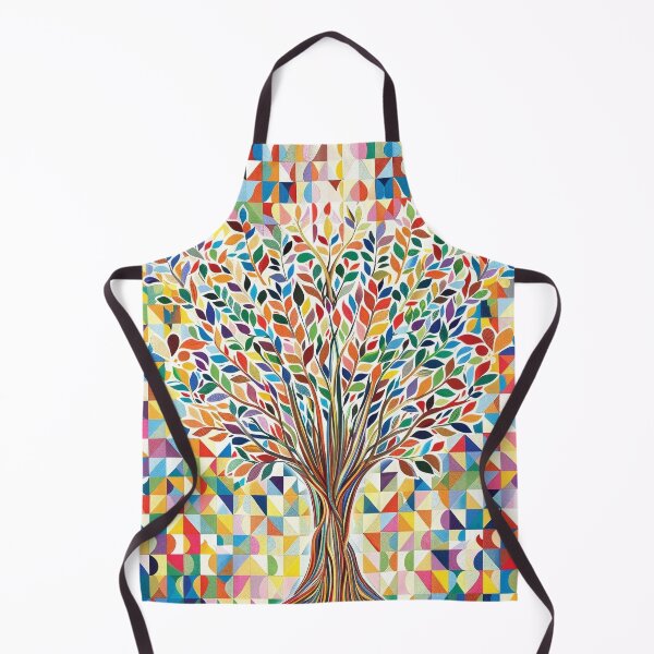 Item preview, Colorful geometric tree of life print designed and sold by dcrc.