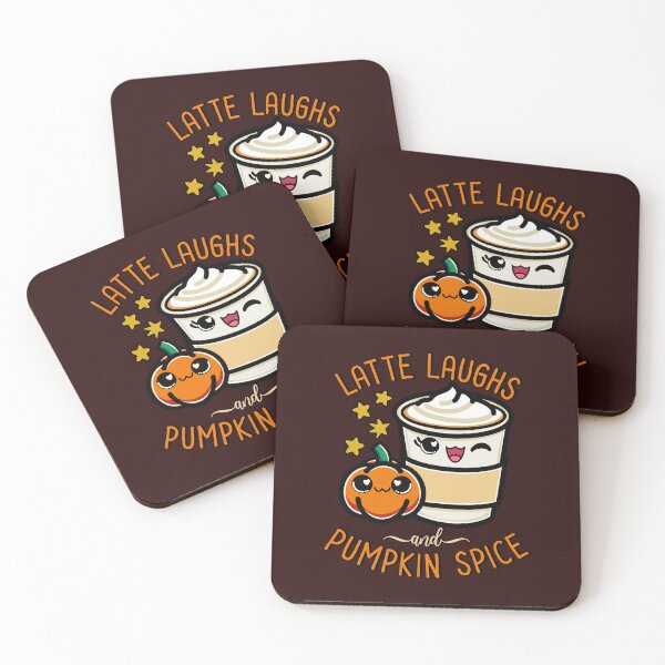 Item preview, Latte Laughs and Pumpkin Spice Kawaii designed and sold by DaniGirls.