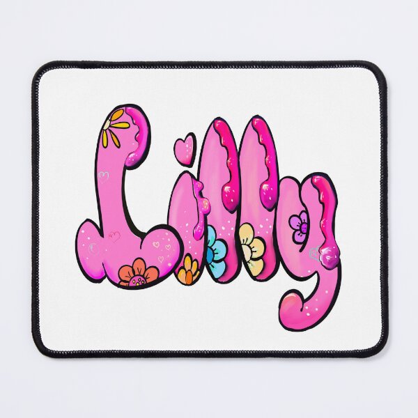 Item preview, Lilly Top 10 best popular personalised gifts for girls women - Pink preppy customized,personalized name Lilly designed and sold by Artonmytee.