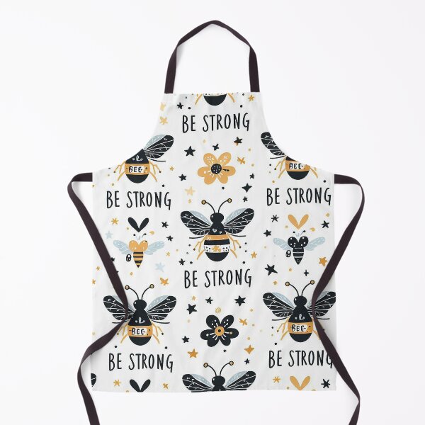Item preview, 'Be strong' with bee pattern designed and sold by Silbays.