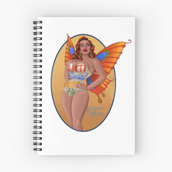 Item preview, Anti-social Butterfly P designed and sold by RenegadeBetties.