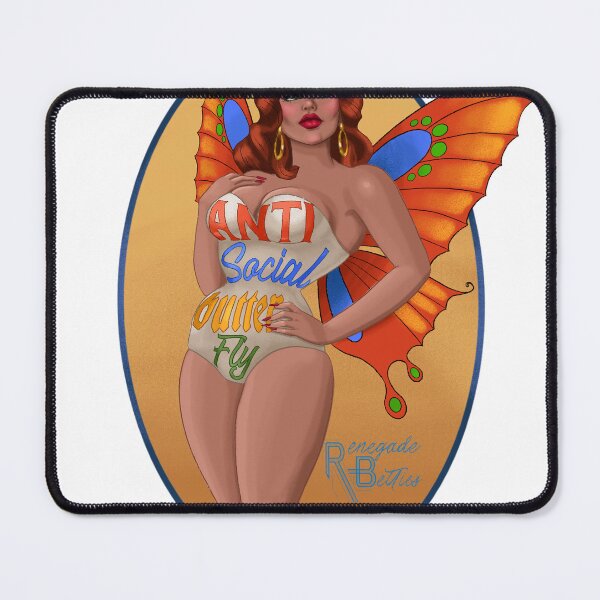 Item preview, Anti-social Butterfly P designed and sold by RenegadeBetties.