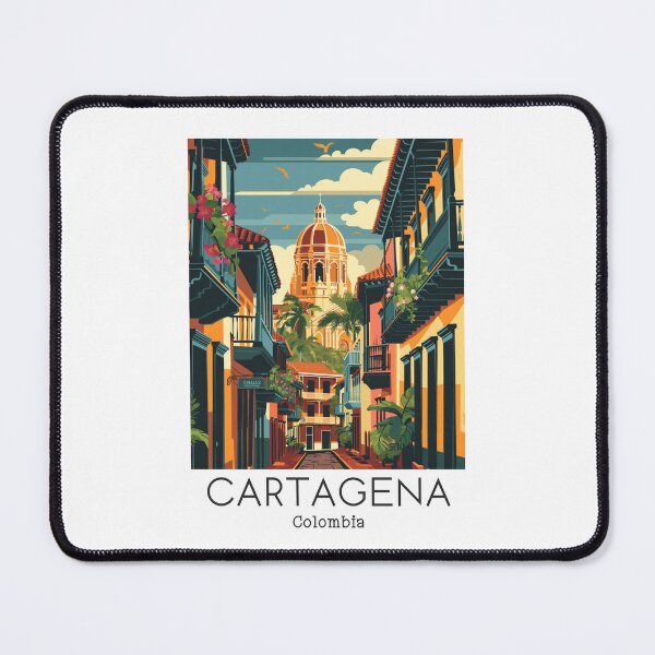 Item preview, A Vintage Travel Illustration of Cartagena - Colombia designed and sold by GoodOldVintage.