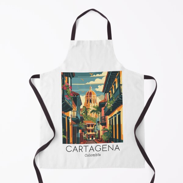 Item preview, A Vintage Travel Illustration of Cartagena - Colombia designed and sold by GoodOldVintage.