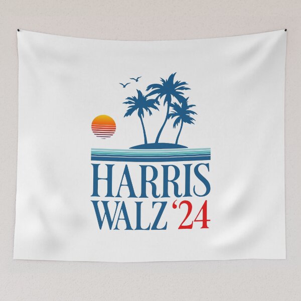 Item preview, Harris Walz 2024 - Coconut tree Summer designed and sold by vestalshop.