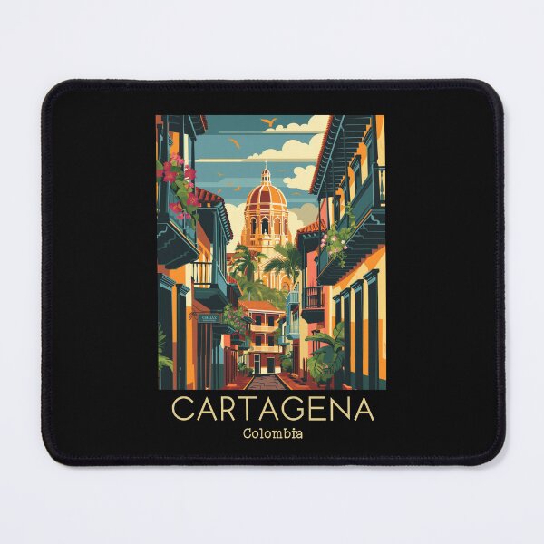 Item preview, A Vintage Travel Illustration of Cartagena - Colombia designed and sold by GoodOldVintage.