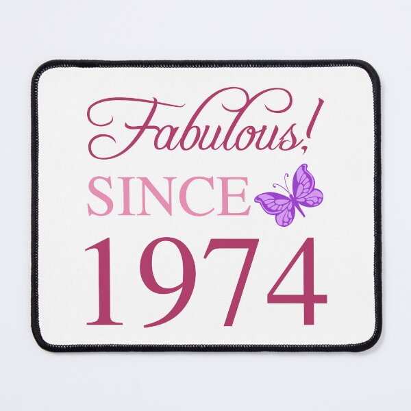 Item preview, Fabulous Since 1974 50th Birthday designed and sold by thepixelgarden.
