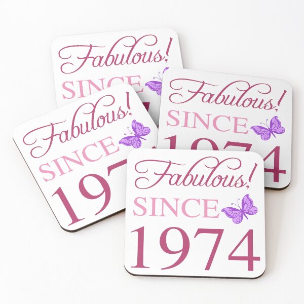 Item preview, Fabulous Since 1974 50th Birthday designed and sold by thepixelgarden.