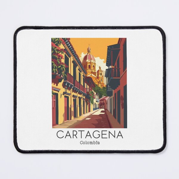 Item preview, A Vintage Travel Illustration of Cartagena - Colombia designed and sold by GoodOldVintage.