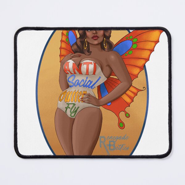 Item preview, Anti-social Butterfly M designed and sold by RenegadeBetties.