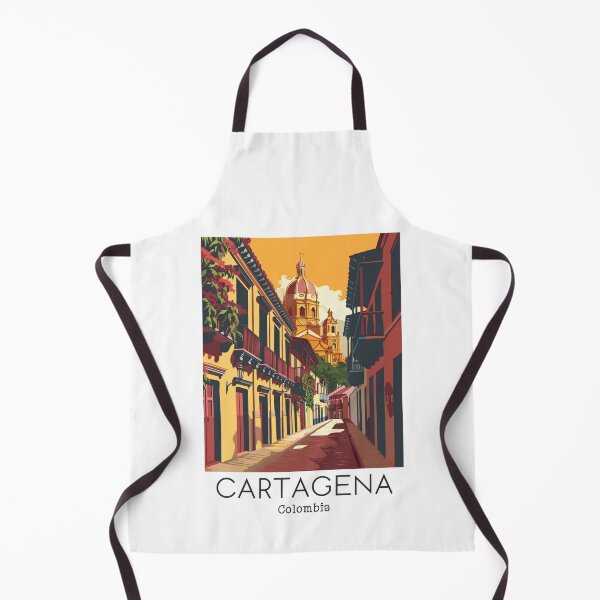 Item preview, A Vintage Travel Illustration of Cartagena - Colombia designed and sold by GoodOldVintage.