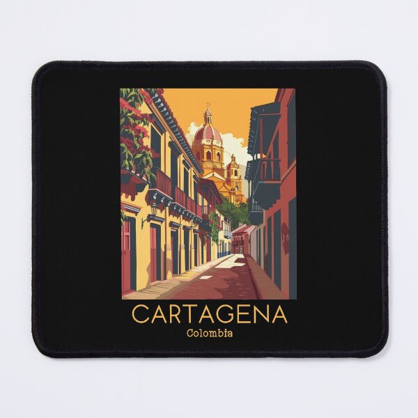 Item preview, A Vintage Travel Illustration of Cartagena - Colombia designed and sold by GoodOldVintage.