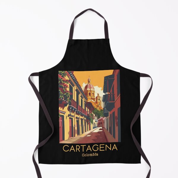 Item preview, A Vintage Travel Illustration of Cartagena - Colombia designed and sold by GoodOldVintage.