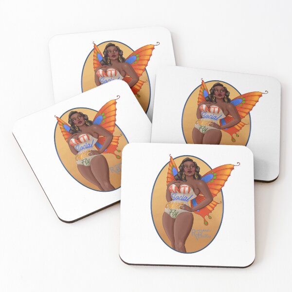 Item preview, Anti-social Butterfly D designed and sold by RenegadeBetties.