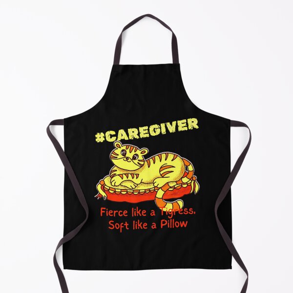 Item preview, Orange Mini Tigress on Pillow Cartoon Caregiver Appreciation Day Funny designed and sold by jteart.