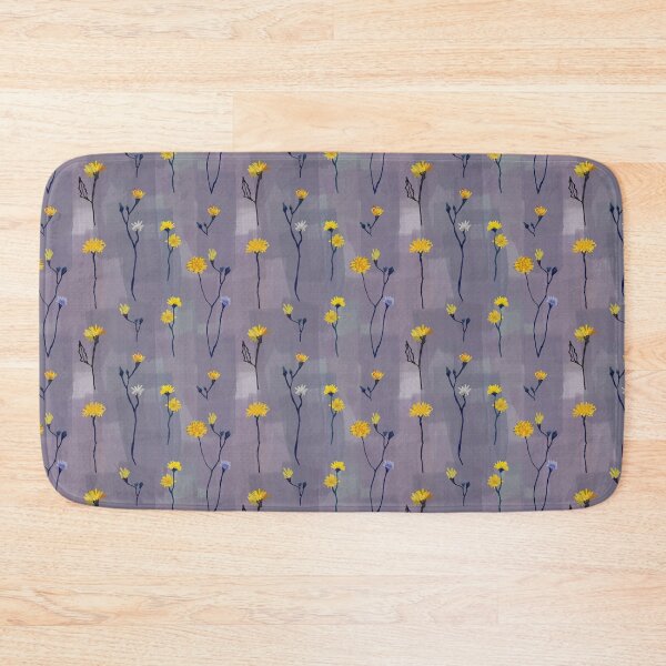 Item preview, Floral pattern, drawn yellow wildflowers. designed and sold by UVI-CA.