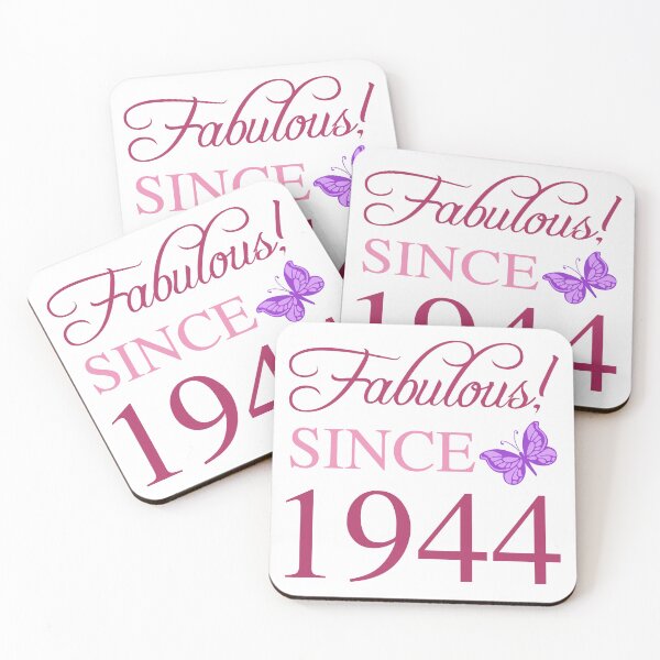 Item preview, Fabulous Since 1944 80th Birthday designed and sold by thepixelgarden.