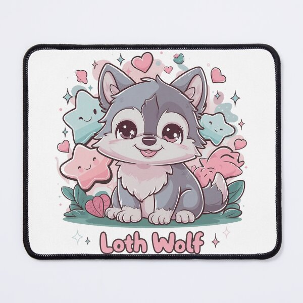 Item preview, Kawaii Loth Wolf: Adorable Fantasy Friend designed and sold by EclipseArtworks.