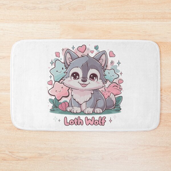 Item preview, Kawaii Loth Wolf: Adorable Fantasy Friend designed and sold by EclipseArtworks.