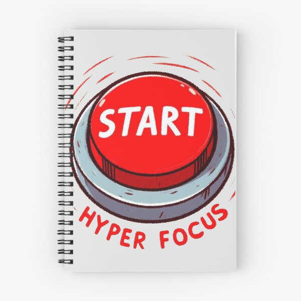 Item preview, Hyperfocus button designed and sold by Vkinsify.