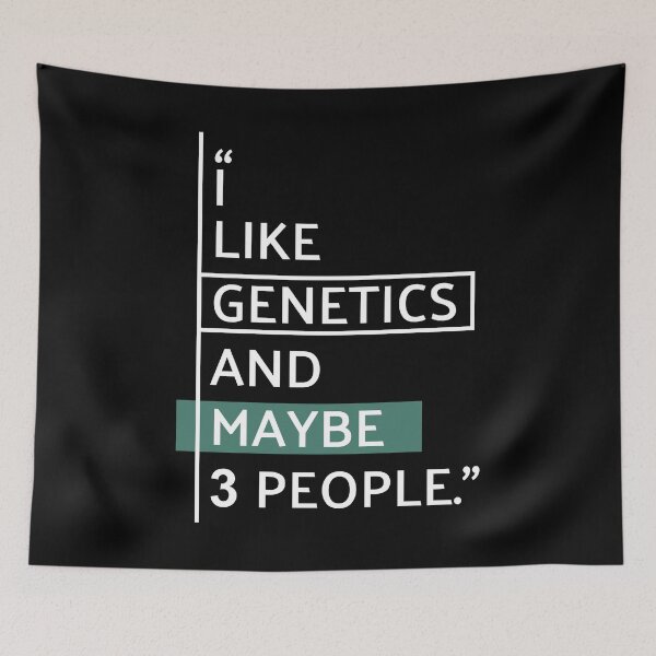Item preview, I Like Genetics and Maybe 3 People designed and sold by MaryAller.