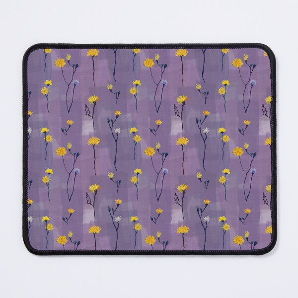 Item preview, Floral pattern, drawn yellow wildflowers. designed and sold by UVI-CA.