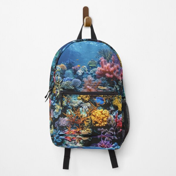 Item preview, Stunning colorful underwater coral print designed and sold by dcrc.