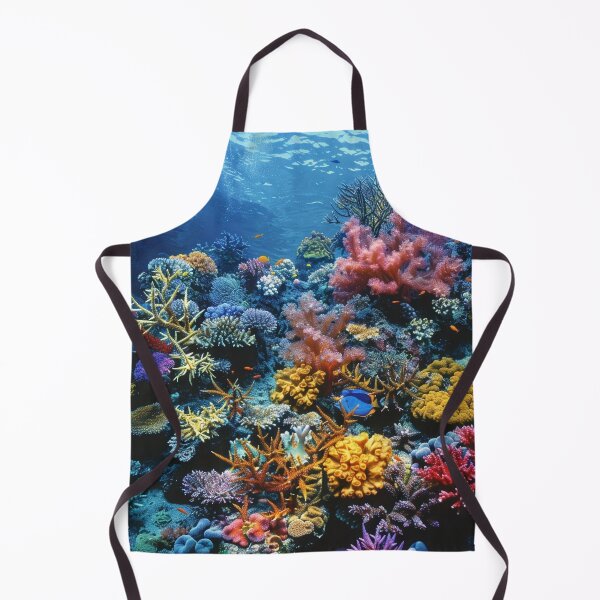 Item preview, Stunning colorful underwater coral print designed and sold by dcrc.