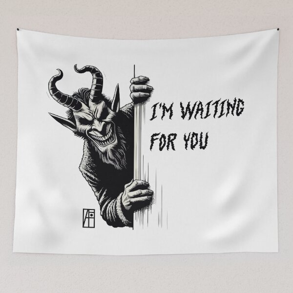 Item preview, I'm waiting for you- MEME - 2 designed and sold by ArtProjectShop.
