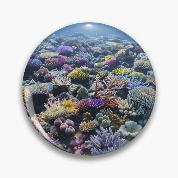 Item preview, Stunning colorful underwater coral prin designed and sold by dcrc.