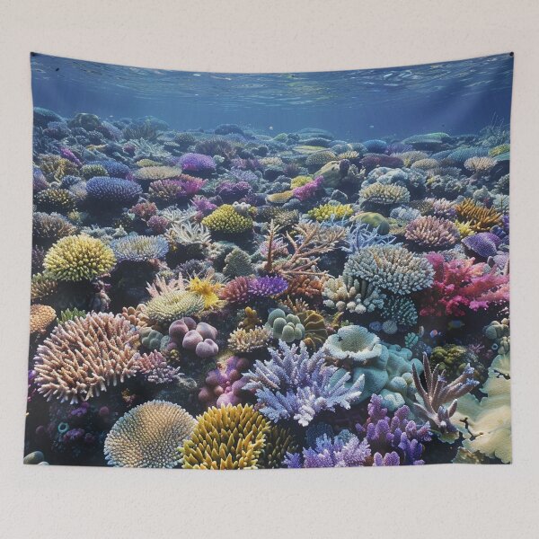 Item preview, Stunning colorful underwater coral prin designed and sold by dcrc.